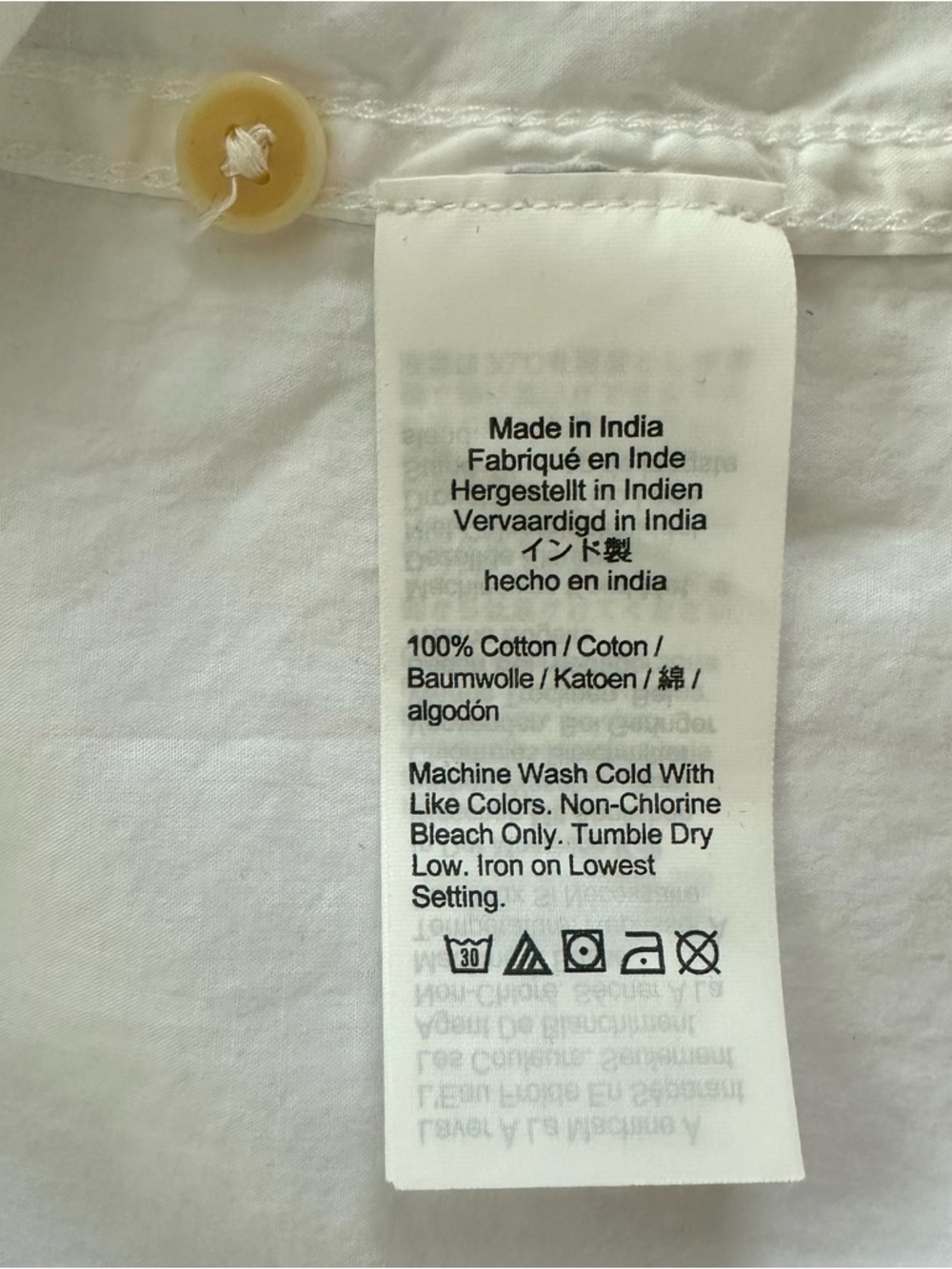 J.Crew White Classic Fit Lightweight Cotton Poplin Ruffle Sleeve Shirt | 16 - Picture 13 of 16